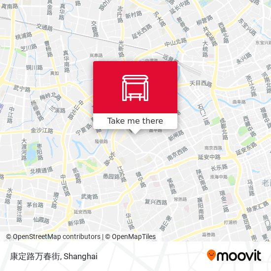 康定路万春街 map