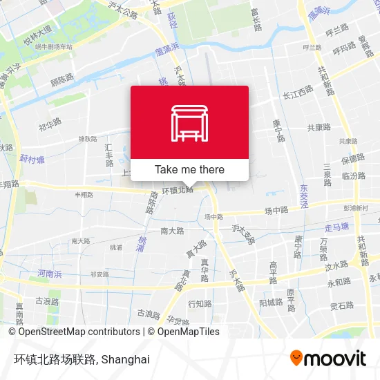 环镇北路场联路 map