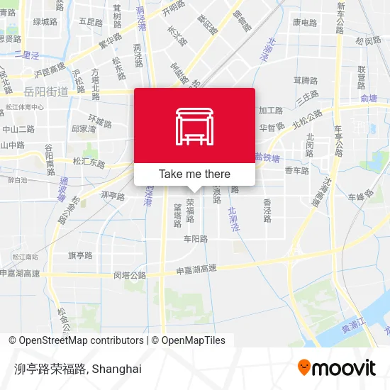 泖亭路荣福路 map