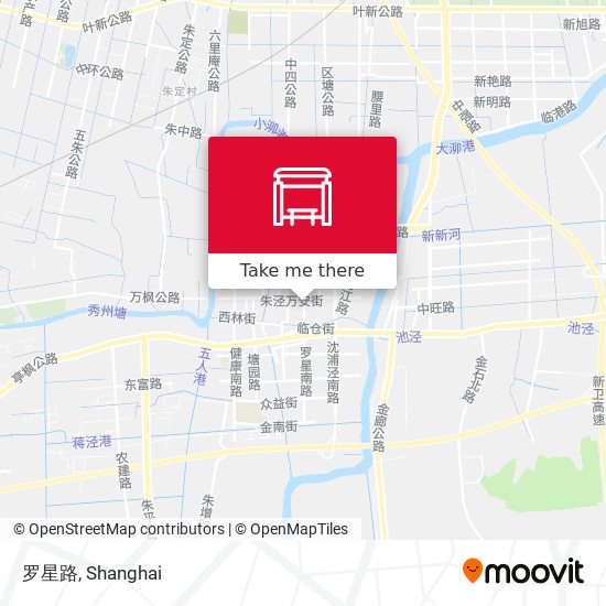 罗星路 map