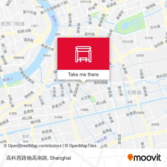 高科西路杨高南路 map