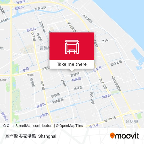 龚华路秦家港路 map