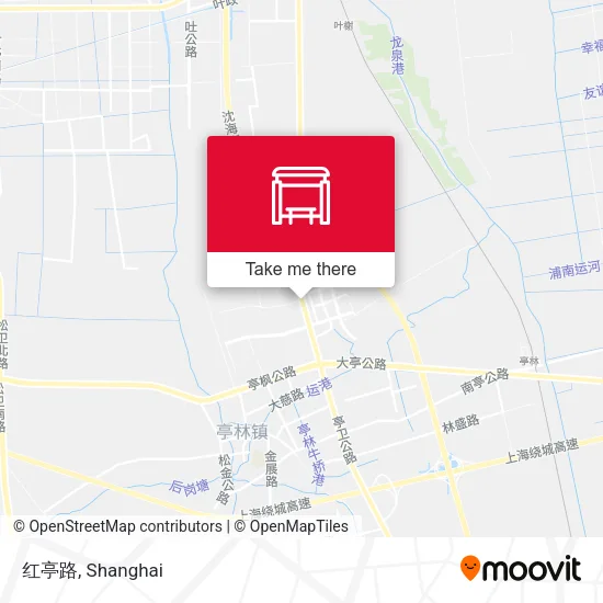 红亭路 map