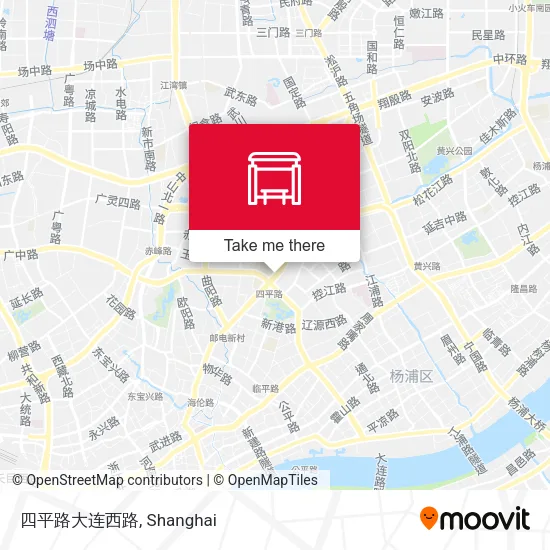 四平路大连西路 map