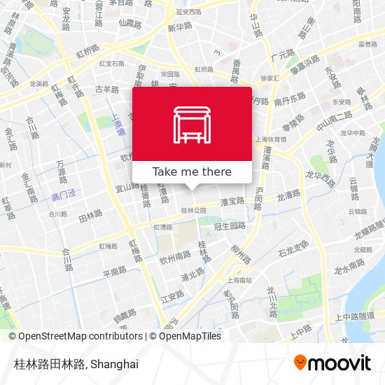 桂林路田林路 map
