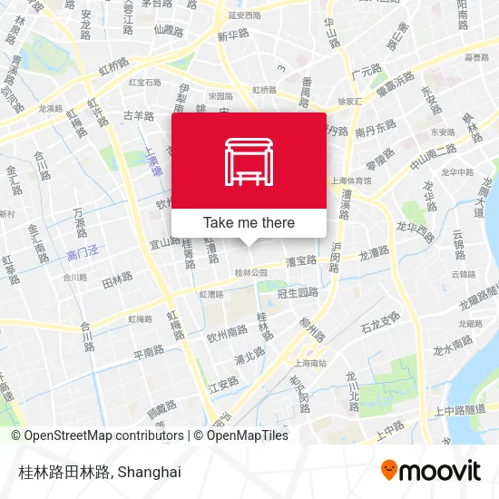 桂林路田林路 map