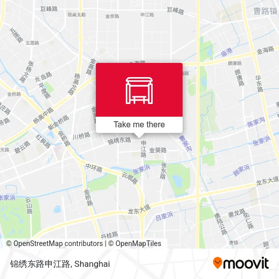 锦绣东路申江路 map