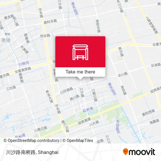 川沙路南桥路 map