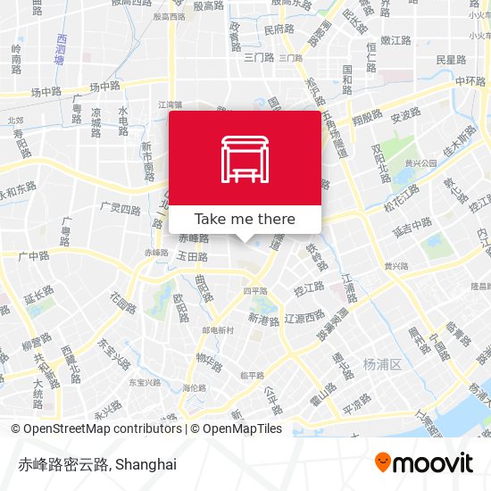 赤峰路密云路 map