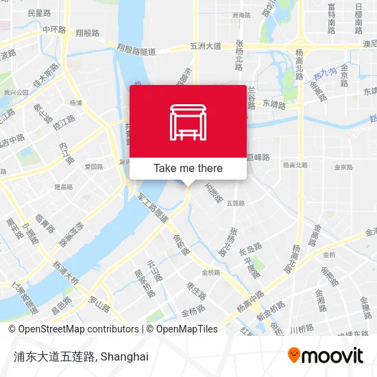 浦东大道五莲路 map