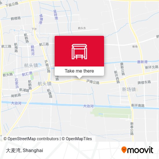 大麦湾 map