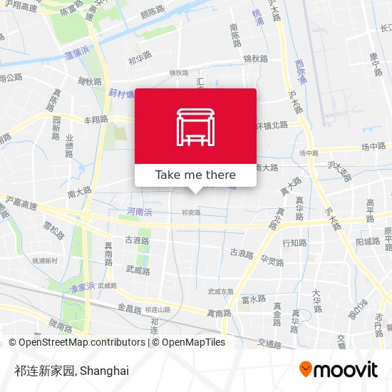 祁连新家园 map