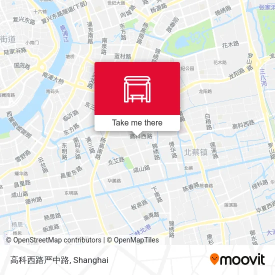 高科西路严中路 map