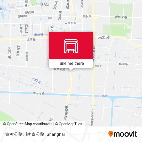 宣黄公路川南奉公路 map