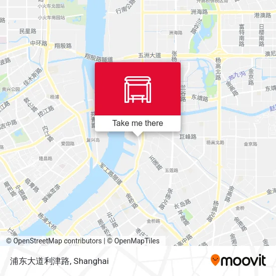 浦东大道利津路 map