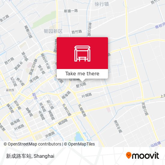 新成路车站 map