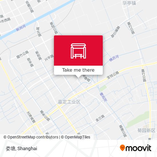 娄塘 map
