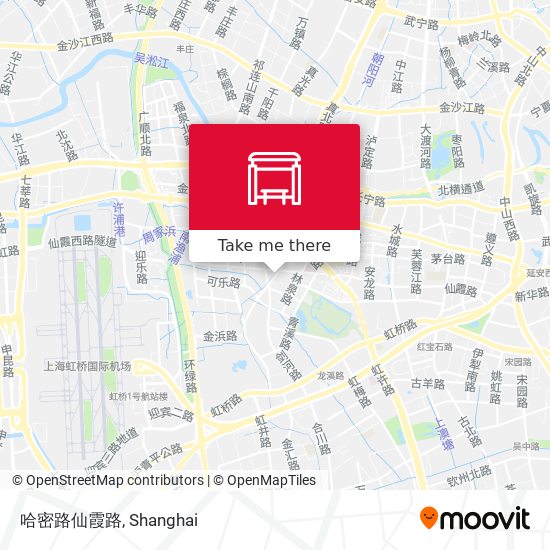 哈密路仙霞路 map