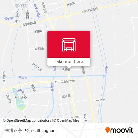 朱漕路亭卫公路 map
