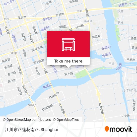 江川东路莲花南路 map