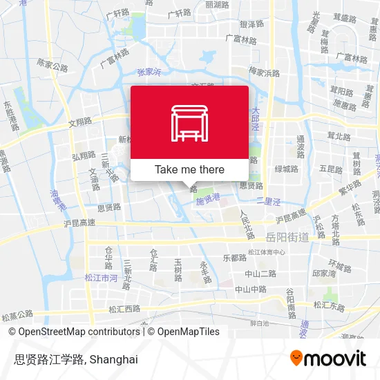 思贤路江学路 map
