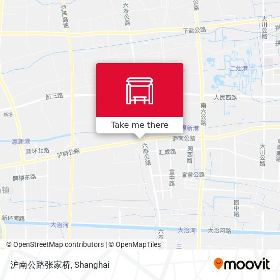 沪南公路张家桥 map
