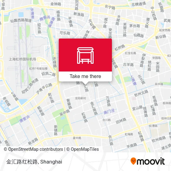 金汇路红松路 map
