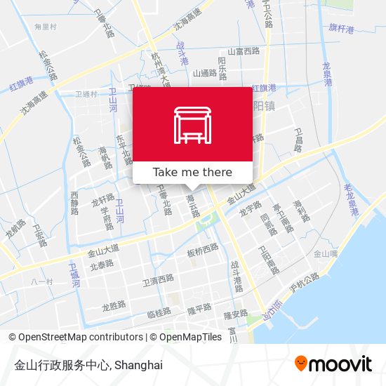 金山行政服务中心 map