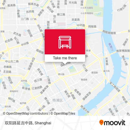 双阳路延吉中路 map