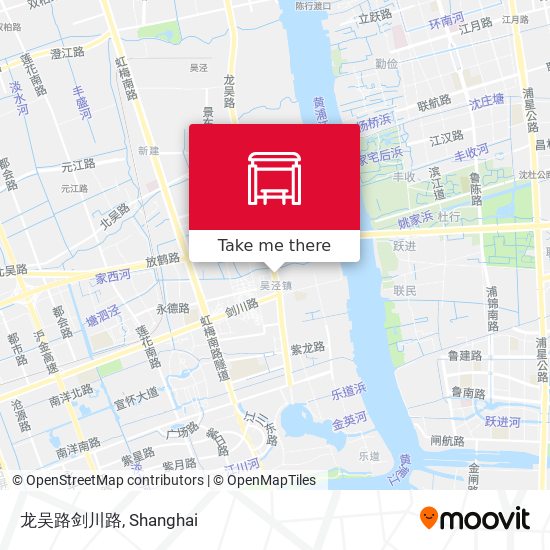 龙吴路剑川路 map