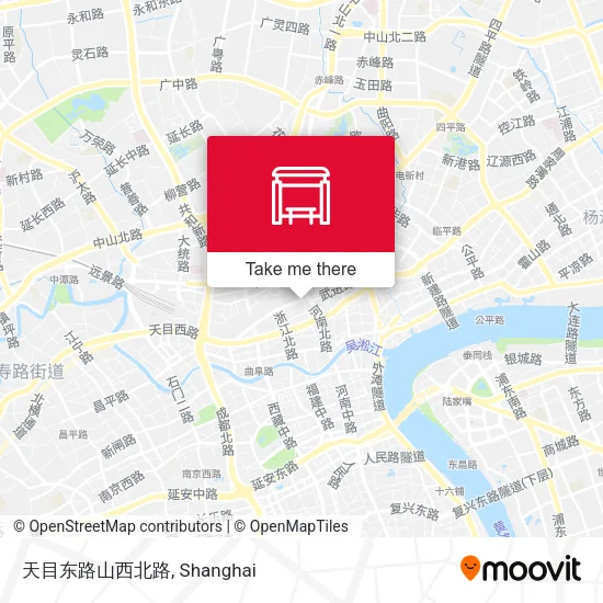天目东路山西北路 map