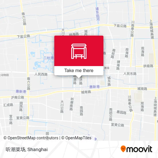 听潮菜场 map