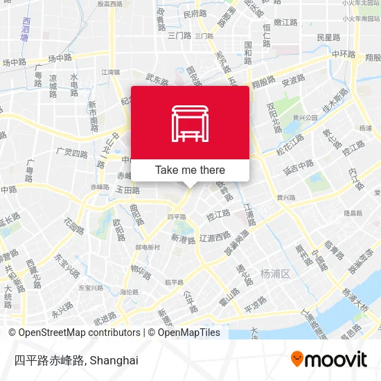 四平路赤峰路 map