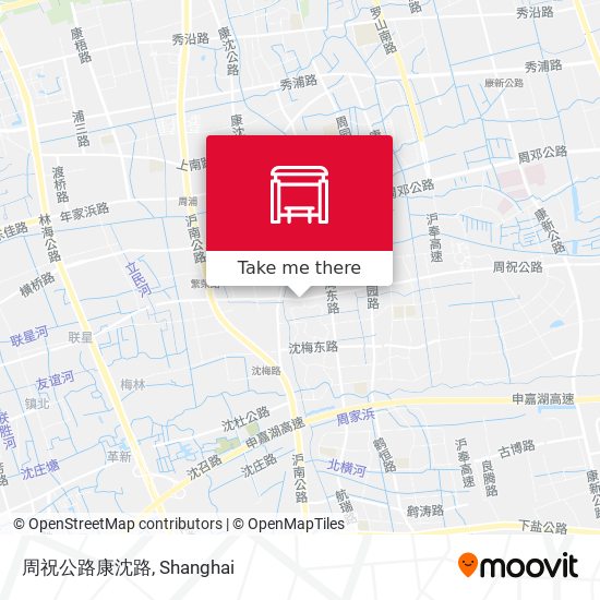 周祝公路康沈路 map