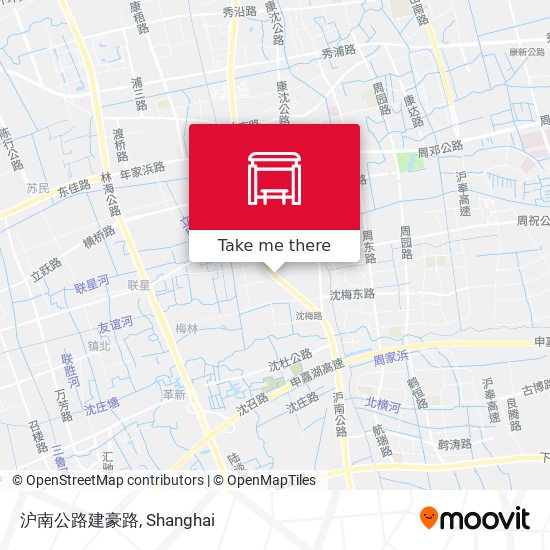 沪南公路建豪路 map