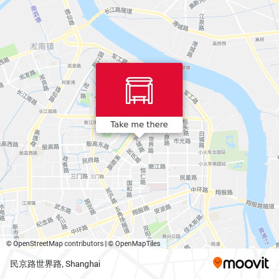 民京路世界路 map