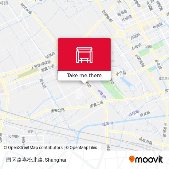园区路嘉松北路 map