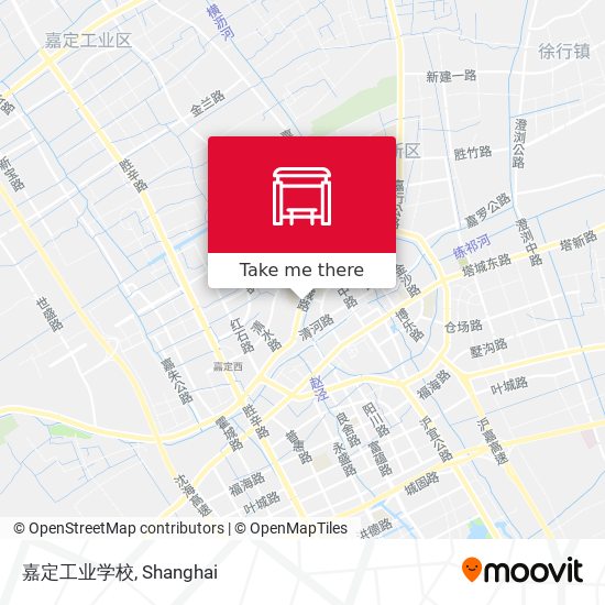 嘉定工业学校 map