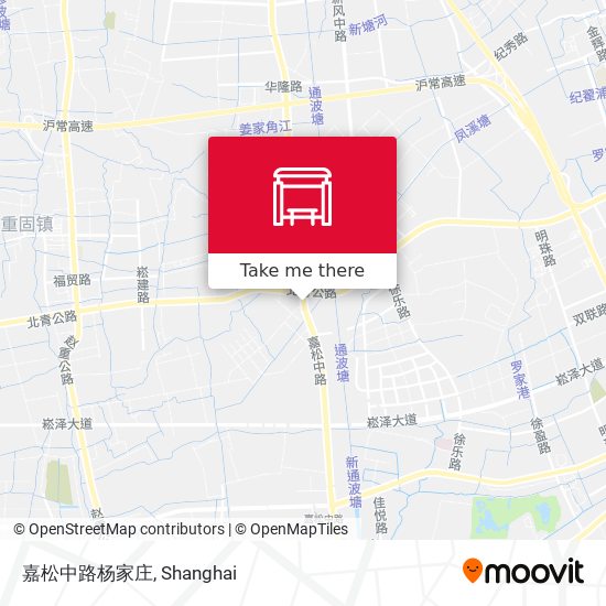 嘉松中路杨家庄 map