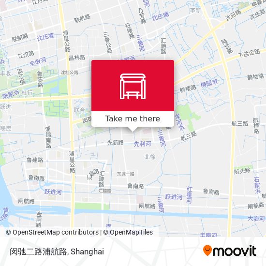 闵驰二路浦航路 map