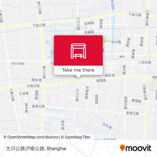 大川公路沪南公路 map