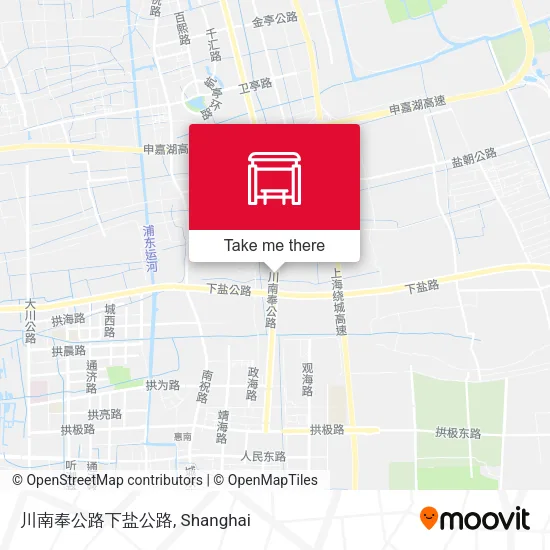 川南奉公路下盐公路 map