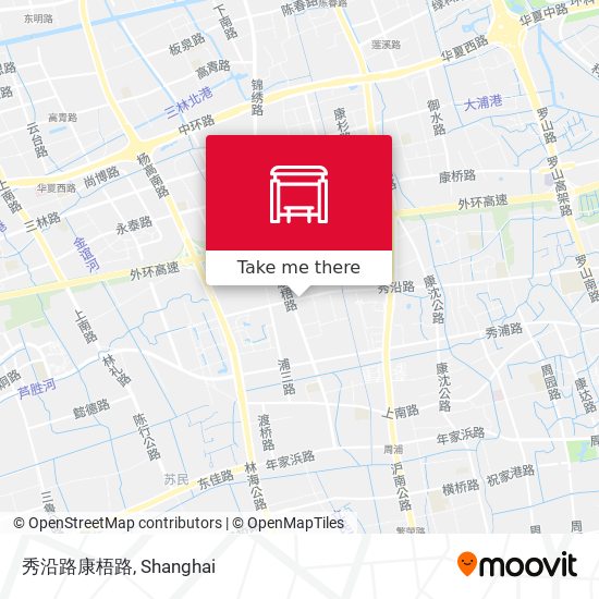 秀沿路康梧路 map
