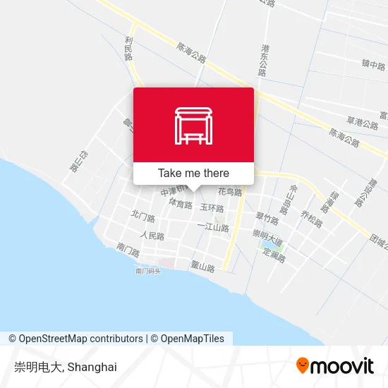 崇明电大 map