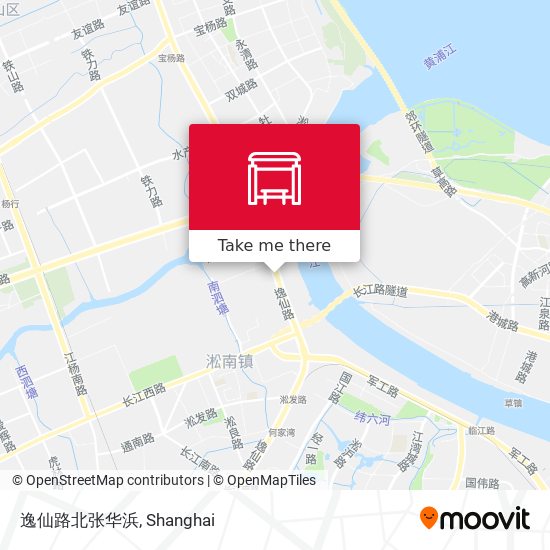 逸仙路北张华浜 map