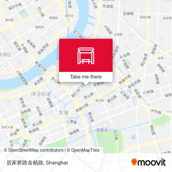 居家桥路金杨路 map