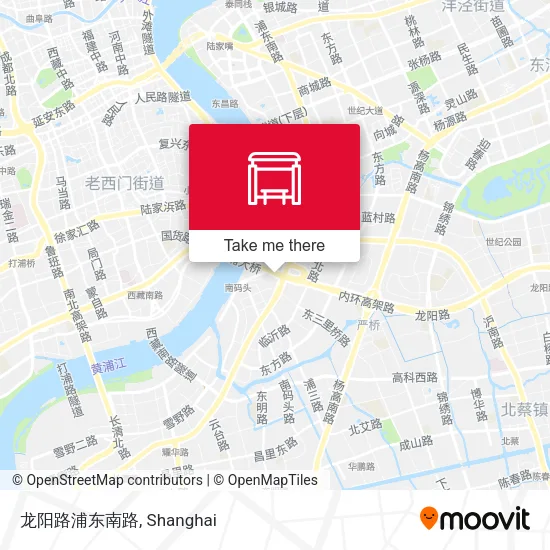 龙阳路浦东南路 map