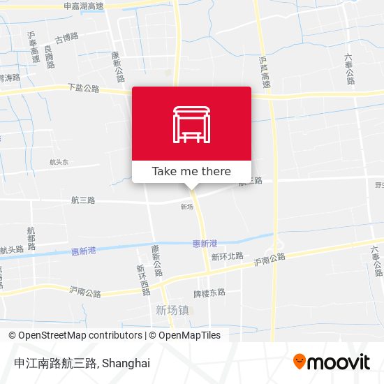 申江南路航三路 map