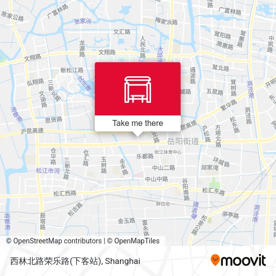 西林北路荣乐路(下客站) map