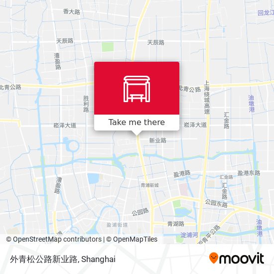 外青松公路新业路 map